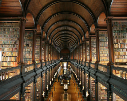 Библиотека Trinity College в Дублине