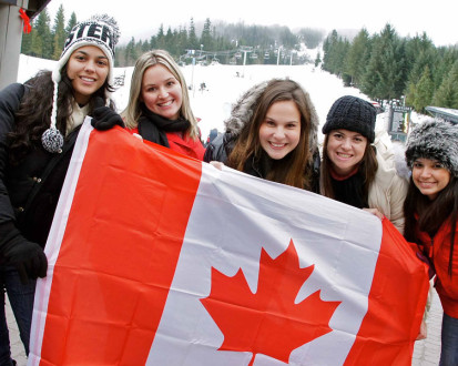 ILAC Vancouver students in Whistler
