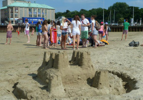 Поездка на пляж в Уэймут