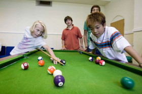 Занятия бильярдом
