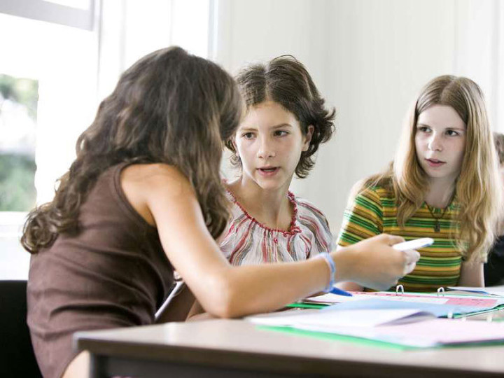 На уроке английского языка