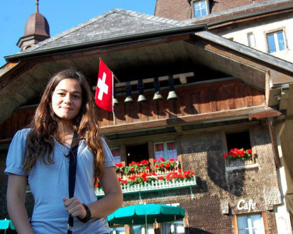 Студентка школы Ecole Lemania