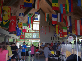 Столовая в CISS Lakefield Camp