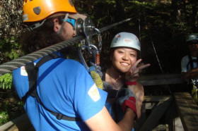 Студенты Wynchemna на занятиях альпинизмом