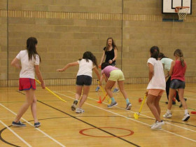 Занятия в спортзале