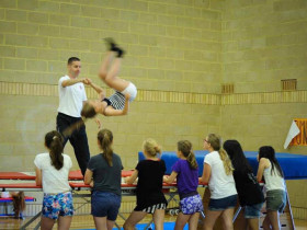 Занятия в спортзале