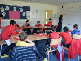 Студенты Manchester United Soccer School на занятиях