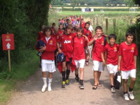 Студенты Manchester United Soccer School