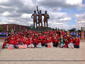 Студенты Manchester United Soccer School