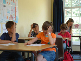 Студенты Lines Downe House на занятиях