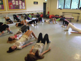 Занятия фитнесом