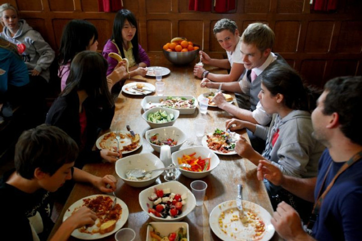 Обед в Pilgrims Malvern College