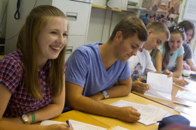 Студенты Studio Cambridge Sir John на занятиях