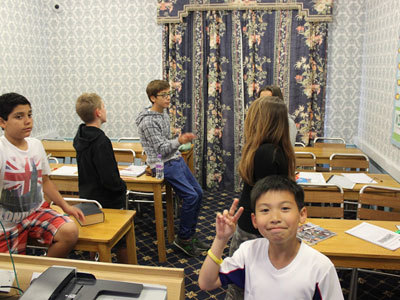 Студенты Village Camps на занятиях