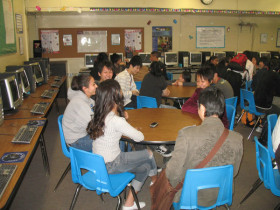 Студенты FLS Discover California на занятиях