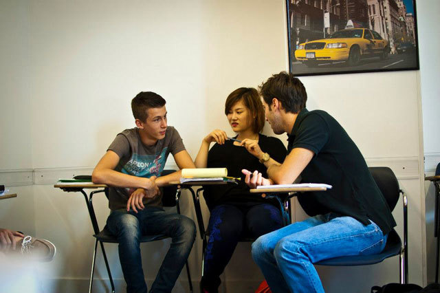 Студенты EC New York на занятиях