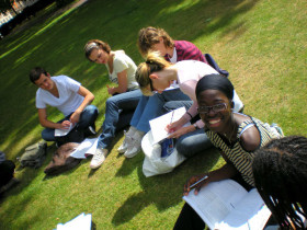 Урок в парке