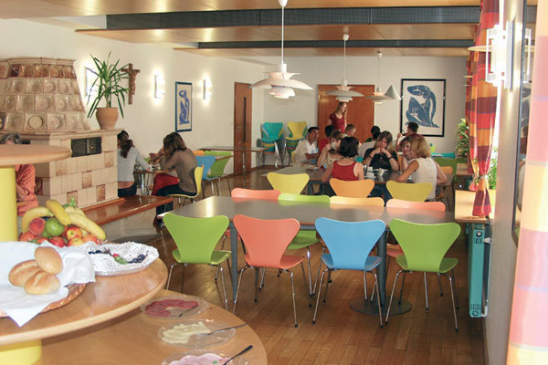 Обед в Humboldt-Institut Bad Durkheim