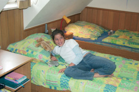 Жилая комната студентов Humboldt-Institut Schloss Wittgenstein