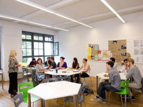 Студенты Goethe-Institut Berlin на занятиях