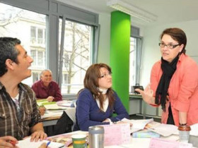 Студенты Goethe-Institut Bonn на занятиях