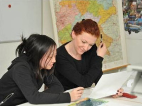 Студенты Goethe-Institut Bonn на занятиях