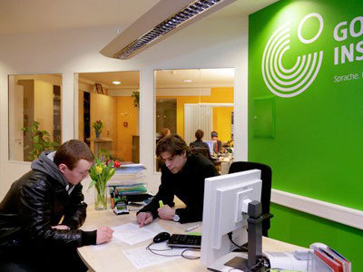 Ресепшен в Goethe-Institut Bremen