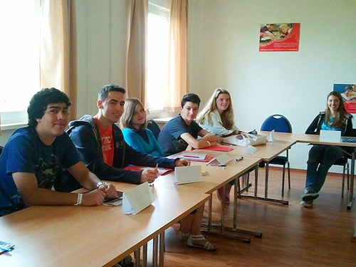 Студенты DID Deutsch-Institut Berlin-Mitte на занятиях