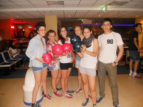 Студенты DID Deutsch-Institut Berlin-Mitte в боулинге