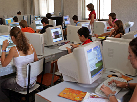 Студенты Enfocamp Salamanca на занятиях