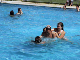 Бассейн в Enfocamp Salamanca