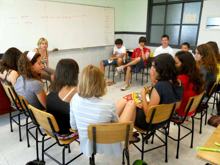 Студенты Lacunza Camp на занятиях