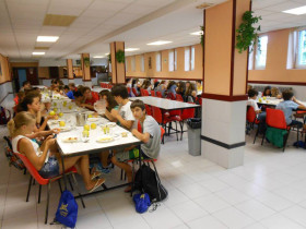 Обед в Lacunza Camp