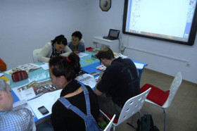 Студенты Escuela De Idiomas Nerja на занятиях