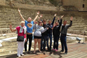 Студенты Escuela De Idiomas Nerja на экскурсии