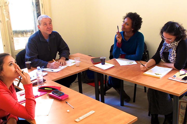 Студенты LSF Montpellier на занятиях