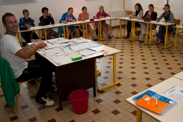 Студенты LSF Montpellier на занятиях