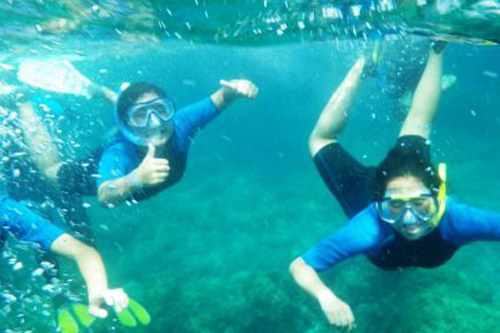 Студенты Centre Méditerranéen d'Etudes Françaises занимаются дайвингом