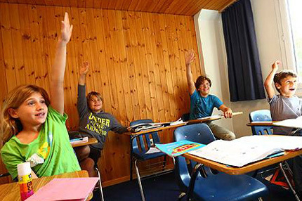 Студенты Ariana School Arosa на занятиях