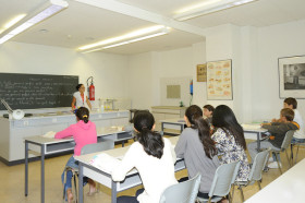 Студенты Institut Monte Rosa на занятиях