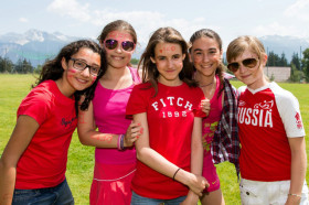 Студенты International Summer Camp Montana