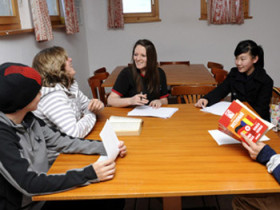 Студенты Les Elfes Verbier на занятиях