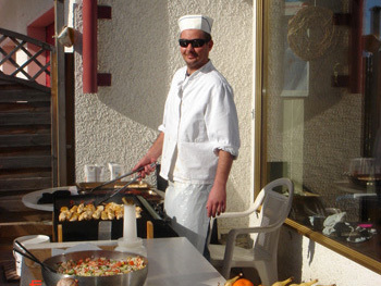 Приготовление обеда в Les Elfes Verbier