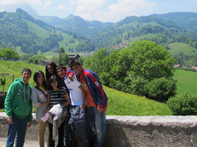 Студенты Les Elfes Verbier на экскурсии