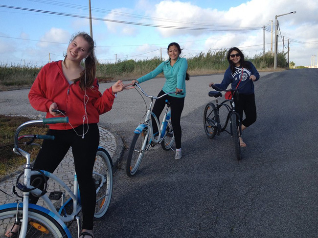 Прогулка на велосипедах