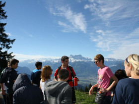 Студенты Leysin American School на экскурсии