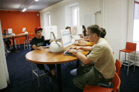 Студенты SLC Swiss Language Club Leysin на занятиях