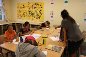 Студенты Village Camps на занятиях