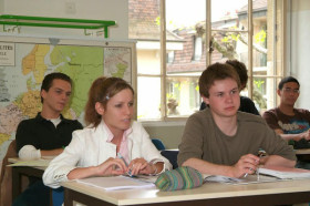 Студенты Ecole Lemania на занятиях