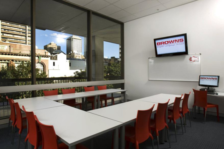Класс в Browns English Language School Brisbane